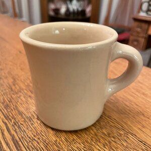 Vintage Tepco China Tan Heavy Ceramic Coffee Cup Mug Made in USA